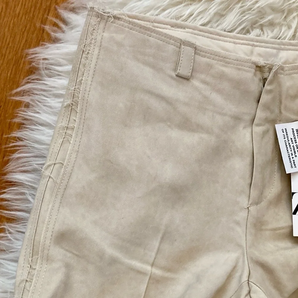 Zara Ltd Ed Special Wash Low-Rise Full-Length 100% Viscose Flare Trousers